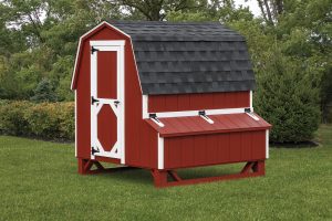 5' X 6' Dutch Red with White Trim